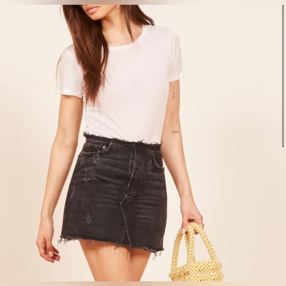 REFORMATION WESTIN MINI SKIRT - Picture 4 of 6